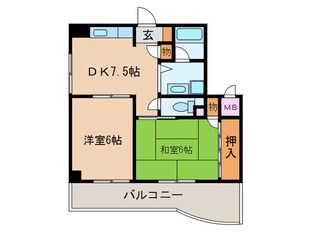 サンドリーム庄内の物件間取画像